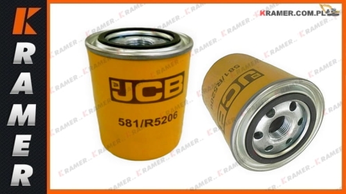 581/R5206 Filtr skrzyni JCB 3CX 4CX ładowarki Oryginał Transmission ...