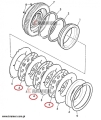 Tarcza hamulcowa cierna JCB 3CX 4CX  458/20353 Plate brake friction/ Brake disc/ Scheibenbremse/Bremsscheibe/ Тормозной диск.