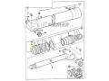 Tłok siłownika JCB 3CX 4CX LIFT 595/10048; Tłok siłownika/ Actuator piston/ Zylinderkolben/ Поршень гидроцилиндра/  Pistone del cilindro/ Piston de vérin.