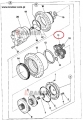 Satelita silnika jazdy JCB JS200 / JS220  05/903808 Gear sun / planet