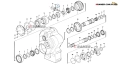 4720541 Wałeczek łożyska dyferencjału stosowany w wozidłach VOLVO A20 A25 A30 A35 A35D A40D Needle Bearing
