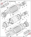 Łożysko skrzyni JCB 3CX 4CX ; 907/10000; Bearing/ Lager/ подшипник/ rotolamento/ Roulement