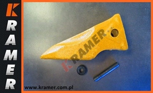 Ząb CAT J250 - ładowarkowy KTS_4T2253PT Współpracuje z adapterami - 1U1254 / MV241FU / E311 / 9J4254 Sworzeń - 8E6258 / MV215.1 / E 372 Zabezpieczenie - 8E6259 / 1330699 / D219.1 / E 381 Tooth / zahn / Tip / Diente, ЗУБ, Зубья,