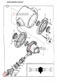 826/01483 Nakrętka JCB 3CX 4CX wałka ataku 2CX 3CX 4CX TM300 508C 525-50 526 407 409 425 1115 1135 Differential Pinion Lock Nut / NUT M24 pignone dado / zupčanik matica / pero matica / pastorek matice / pinion møtrik / hammasratas pähkel