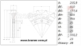124-3296 CR6593 179-2929 V1243296V Koło napędowe CAT 345B  345C  345D Sprocket / Turas / Kettenräder / Antriebsräder / Звезда / Pignon / Lánckerekek / Rueda cabilla / Ruota motrice / Drivhjul / Vetopyörät / Dzenoša zvaigzne / Žvaigždes / Hnací kola /
