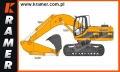 Pakiet uszczelnień JCB JS200 JS220 siłownika łyżki  331/39041  Kit-ram seal / BUCKET cylinder seal kit