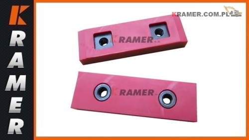 Ślizg JCB ładowarek teleskopowych L-150 mm 159/69914 Pad wear assy 45 x 150 x 19mm