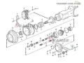 11034888 Wałek VOLVO przekładni planetarnej A20 A25E A25G Planetary gear Shaft / Планетарный вал