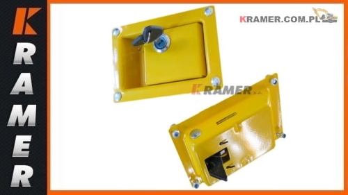Zamek pokrywy pompy hydraulicznej VOLVO 000004692 ; Hydraulic Pump Door lock/ Türschloss der Hydraulikpumpe/Гидравлический насос дверной замок/Blocco della porta della pompa idraulica/ Serrure de porte de pompe hydraulique.