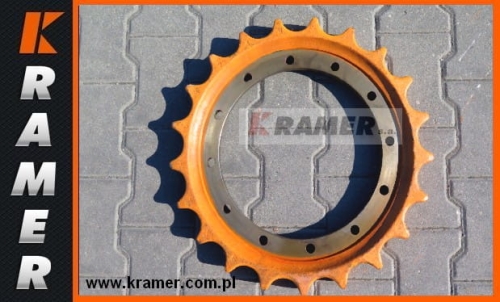 Koło napędowe Hitachi EX60-3 21 zębów 1012495; Sprocket/ Turas/ Kettenräder/ Antriebsräder/ звёзды/ Pignon/ Lánckerekek/ Rueda cabilla/ Ruota motrice/ Drivhjul/ Vetopyörät/ Dzenoša zvaigzne/ Žvaigždes/ Hnací kola/ veotähikud.