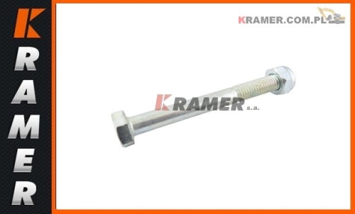 Śruba zabezpieczająca sworzeń stosowana wmaszynahc JCB 3CX  4CX ładowarki teleskopowe Rozmiar M10x90mm
1315/3419Z Bolt M10X90  Болт корпуса