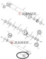 2417380   241-7380  343-9338  3439338 Tuleja siłownika BOOM CAT 315C 315D 319D 320C 320D 321D 323D Bushing / втулка / bague / cojinete / púzdro / pouzdro / persely / bucsa / bucșă / bussning / Buchse/