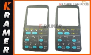 Naklejka KOMATSU przyciski monitora PC200-6 6D102