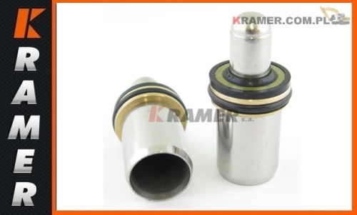 Tłoczek rozdzielacza stosowany w maszynach KOMATSU; Tłoczek rozdzielacza/ Distributor plunger/ Verteilerkolben/ Поршень распределителя/ Pistone distributore/ Piston de distributeur.