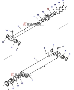 Tuleja KOMATSU napinacza PC45MR-5 PC55MR-5 PC35