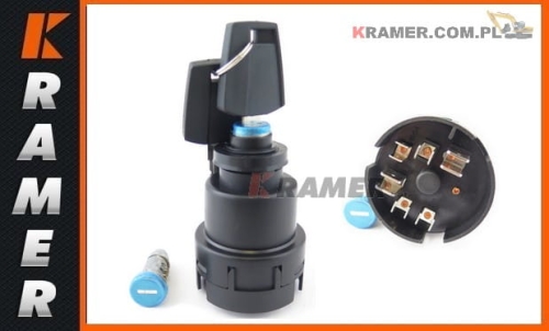 11444212 Stacyjka stosowana w maszynach VOLVO A25F L60F L70F  L90F L110F L120F  L150FL180F L220F L350F Switch Ignition / ignition lock / зажигание