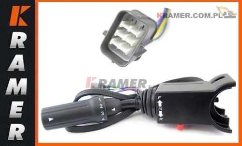 0501211287 051211278  04/801301 701/80238 Przełącznik jazdy / zmiany biegów stosowany wmaszynach ze skrzynią ZF m.in ładowarki JCB 411 426B 436 426E 416 446B 416S456B 411B 434S Switch, column, light, wiper / Ручка переключения