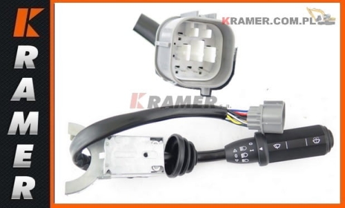 701/80355 Przełącznik kierunkowskazy - światła stosowany w ładowarkach teleskopowych JCB 525-60  527-58  535-125  535-140  535-95  530-70  536-70 550-80 Column Switch Lights / Подрулевой переключатель