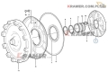 15157193 Pompa skrzyni VOLVO A25D A25E A25F A25G A30D A30E A30F A30G A35E A35F A35G A40E A40F A40G  Transmission Pump / Heavy Hydraulic Pump Kit