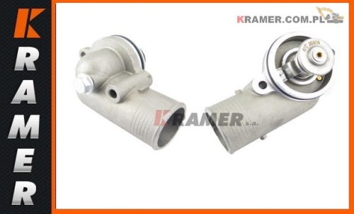 2542268 Termostat z obudową stosowany w maszynach CAT zsilnikiem 3054C  3054E mi.n. koparki M313C  M315C Термостат Thermostat / тэрмастат / termostaat / Termostat / Termostaatti / Θερμοστάτης / Termostato /Thermostaat / termostatas