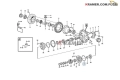 980827 Oring flanszy mostu stosowany w maszynach VOLVOA20  A25  A30  L90  L110  L120  L150 L180 L220 Oring / Оринг / Сальник