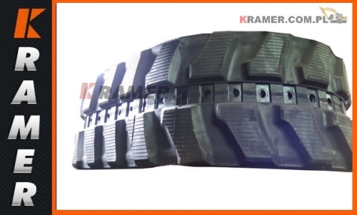 450x81x74W Wysokiej jakości bezszwowa wzmocniona gąsienica gumowa o skokiem 81 mm i szerokości 450 mm. резиновая гусеница / Rubber track / Gummiketten / Gumiláncok / Cingoli in gomma / Chenille caoutchouc