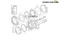 14518735 Uszczelnienie hamulca VOLVO A35D A40D Rubber Seal Wet Brakes / Уплотнение тормозного цилиндра / kolbendichtung