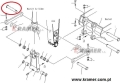 22U-70-21192  22U-70-21190  205-70-73160 Sworzeń wysięgu łyżki KOMATSU PC200-7  PC200-8  PC200LC7  PC200LC-8   PC228US-8  PC210LC-10  PC240LC-8  -7/8 Pin / Палец / csap / bolt / stift /