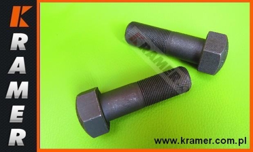 Śruba stopy gąsienicy M24x1,5x78 ; Śruba stopy gąsienicy/ Shoe track bolt/ Schuhschienenschraube/ Болт, Гусеничный болт/ Bullone del pattino/ Boulon de patin.