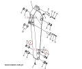 21K-70-12170 Tuleja wysięgu Komatsu PC150 PC200 PC210  PW150 PW210 Bushing / Bushing Dipper at Link / Bushing spacer / Arm Bushing / Tuleja / Bushing / втулка / buchse