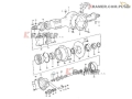 4717033   VOE4717033  Pierścień zabezpieczający VOLVO L70 L50 A25F A25G A25E A25B A25D L90 A20C Lock Ring / Блокировочное кольцо / Anillo de seguridad / inel retinere / rögzítőgyűrű