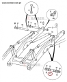 Sworzeń JCB 3CX 4CX mocowania siłownika łyżki; Nr.kat- 811/70002; Bucket pin/ Schaufelstift/ Булавка для ковша/ Perno della benna/ Goupille de godet.