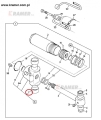 Tuleja JCB 3CX 4CX mocowania siłownika obrotu  809/00137 Tuleja/ Bushing/ Buchse/ втулка/ Baccola/ Douille