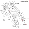 1164825 Tuleja CAT przedniej łyżki 428E 434E 442D 432D 432E 428D bearing-sleeve /  втулка / buchse