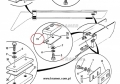 Ślizg JCB ładowarek teleskopowych L-154 mm 159/69900 Pad wear assembly
