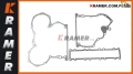 Zestaw uszczelek CAT silnik C3.4 3044C 906H 908H 4432491 Kit gasket / Комплект прокладок