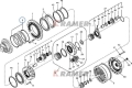 7117-34130 Uszczelnienie zwolnicy stosowane w maszynach VOLVOEC240  EC240B Seal Ring Уплотнительное кольцо  Уплотнение  Сальник  Dichtung  sello