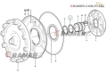 13945512 VOE13945512  Oring skrzyni VOLVO A20 A25 A25C A30 A30C A30F A35 A35C A35F A35G A40 A40F A40G EC330B EC330C EC460B EC460C L90C L120C  O-ring seal / Oring / Оринг / Сальник / O-ring