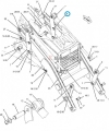 Sworzeń CAT ramienia przód 428C 428E 432D 438C 1114334
