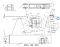 Sworzeń CAT pługa D6M D6N; Nr katalogowy- 1605691 ;Plough pin/ Pflugstift/ Плуг штифт/ Perno dell'aratro /Goupille de charrue.