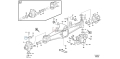 Sworzeń zwrotnicy Volvo BL71 BL70B BL60 BL61B góra 11709445; Sworzeń zwrotnicy/ Swivel axle pin/ Drehachsstift/ Поворотная ось - болт/ Perno principale dell'assale anteriore/ Axe de fusée d'essieu.