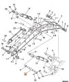 KRV1122 Sworzeń JCB siłowników BOOM JS200 JS210 JS220 JS200W JS220W Pin / Палец