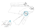 Sworzeń CAT 416D 428D 432D 442D ramienia tył 1590961