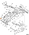 KRV1380 811/90281 Sworzeń JCB ramienia JCB  JS200 JS200W JS210 JS220 Pin / Палец
