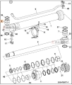 Tuleja JCB siłownika łyżki JS200 JS210 JS220 ; 550/41732; Tuleja/ Bushing/ Buchse/ втулка/ Baccola/ Douille.