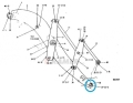 Tuleja ramienia CAT ładowarki 950F 966F;  7K0085; 
Tuleja/ Bushing/ Buchse/ втулка/ Baccola/ Douille.
