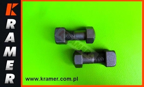 Śruba plus nakrętka łańcucha CAT D4 D4C D4D 000003569. Śruba i nakrętka 9/16" łańcucha, stopy gąsienicy stosowane do łańcucha gąsienicy wielu maszyn różnych producentów m. in. koparek, spycharek, ładowarek gąsienicowych