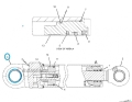 2143855 Tuleja CAT siłownika 416E 422E 428E ; Tuleja/ Bushing/ Buchse/ втулка/ Baccola/ Douille.
