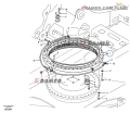 14530324 Wieniec obrotu VOLVO EC210B  EC240B  EC250D  EC250E  EW230C EC220D Gear and Bearing Group Swing / Swing Circle / Slew Ring/ Schaukelring; Schwenklager / Поворотный круг.