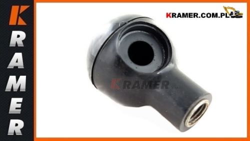 Gałka lewarka JCB 1 przycisk 535 541 537 531 123/06390 Knob, excavator plain, as supplied / Рукоятка рычага (оригинал)